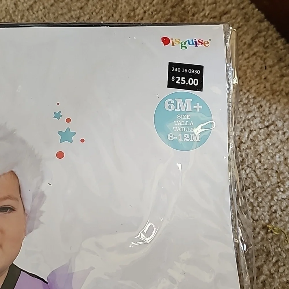 Disney Ursula Infant Halloween Costume 6-12 Months